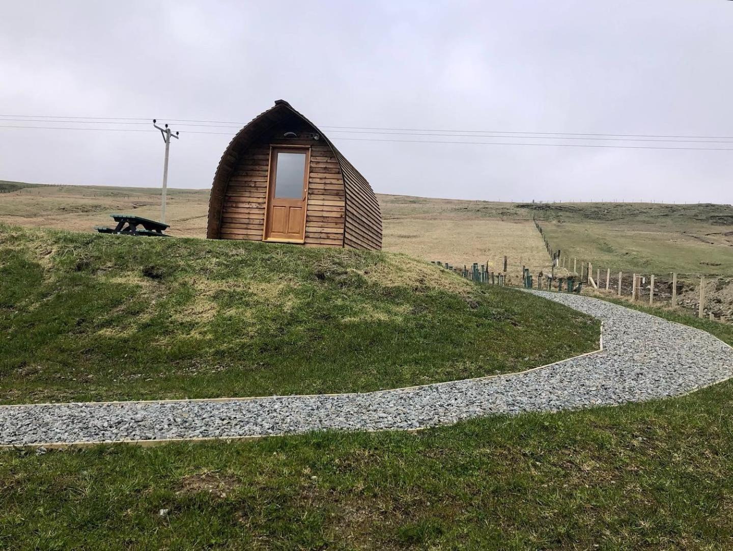 Scalloway Caravan Park Dış mekan fotoğraf